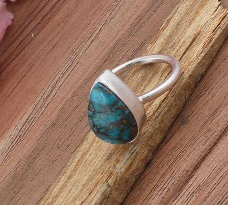 Solid 925 Sterling Silver Handmade Designer Statement Ring Boho Jewelry Anniversary Gift Handmade Jewelry Stacking Ring