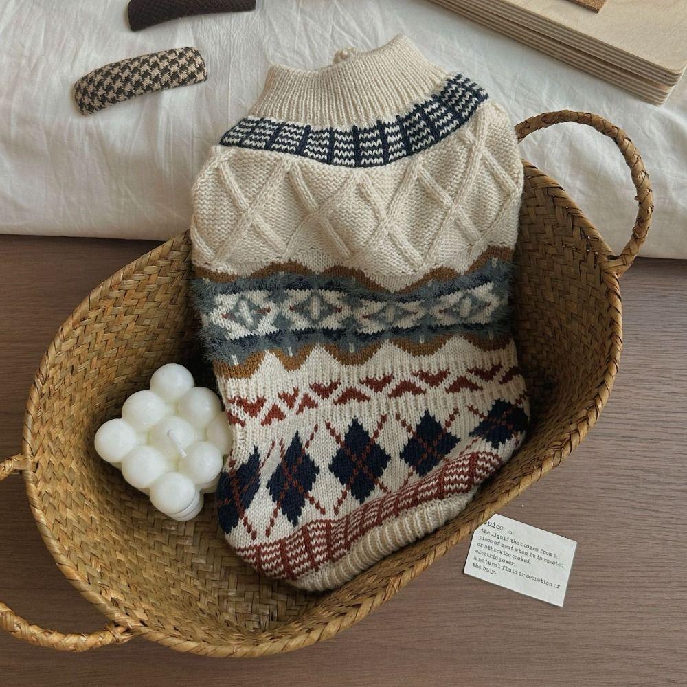 Warm Cat Sweaters Soft Pet Clothes Bulldogs Dog Sweater Winter