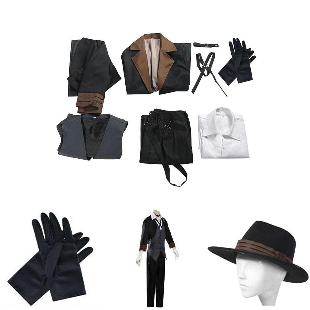 Bungo Stray Dogs Nakahara Chuuya Cosplay Costume Stylish Middle Ages Detective Attire
