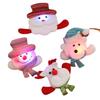 Luminous Christmas Brooches: Santa, Snowman & Bear 