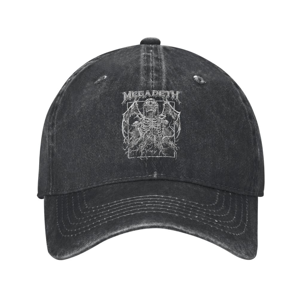 Megadeths New album tour 2026 Washed Baseball Cap Vintage Sun Hip Hop Hats Summer Women Unisex Outdoor Sport Snapback Cap