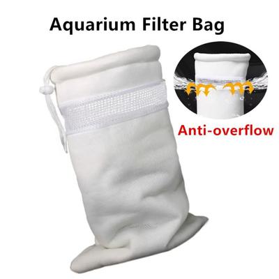 Washable Fish Tank Filter Bag Reusable Fish Tank Water Outlet Filter  for Fish Tank Bottom Filter