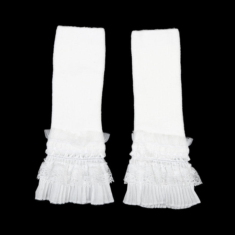 New Fashion Summer Sunscreen Lace Half Sleeve Protection Arm Sleeves Lady Driving Cycling Long Gloves Hand Protector Cover