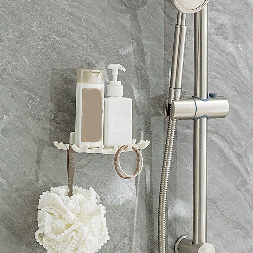 Drainage Shelf Soap Rack Shelf No Punching Soap Holder Wall Mounted Soap Box  Bathroom Organizer