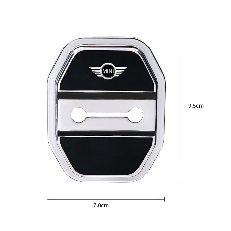 4 Stück Silikon Auto Türschloss Schnalle Schutzhülle Zubehör Für MINI Cooper S Works JCW R55 R56 R50 R53 R60 R61 F54 F55 F56