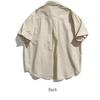 Men's 2024 Summer Trendy Japanese Retro Workwear Short-Sleeve Casual Shirt Jacket