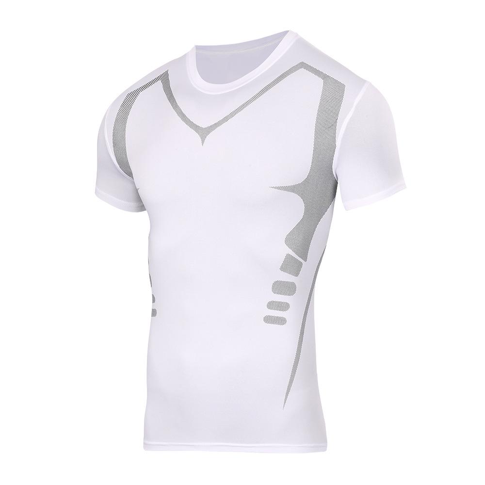 Men's Quick-Dry Sports Sleeveless High-Elasticity Compression Tee for Basketball, Football, Fitness, and Cycling