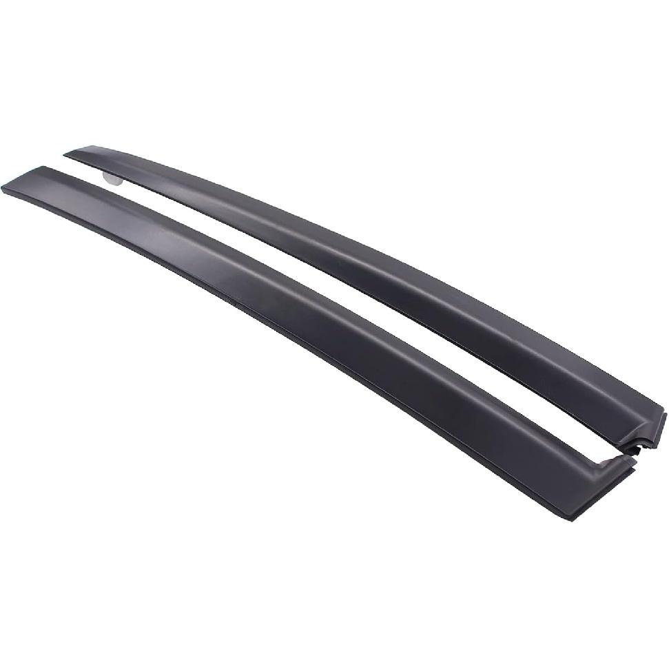 ApplianPar Gloss Black Driver and Passenger Side B Pillar Molding Trim Cover for Honda Civic 1992-1995