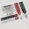 1/2 Pezzi Emblema Distintivo Adesivo Ala Laterale Parafango Auto in Metallo 3D Per Juke Leaf Qashqai Patrol Pathfinder X-Trail Nismo Murano