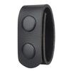 Faux Leather Belt Keeper Buckles Belt Holder with Double Snaps Button for Men Women Outdoor Sports