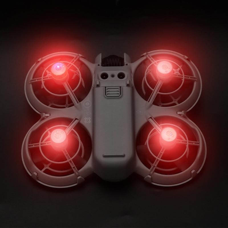 2/4Pcs Warning Night Flight Strobe Light Mini LED Flash Light Drones Accessories Signal Lamp for Drones Easy Installation