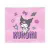 Kawaii Kuromi Anime Blanket Coral Fleece Plush  Winter  Multi-function Super Soft Throw Blankets for Home Office Bedspreads
