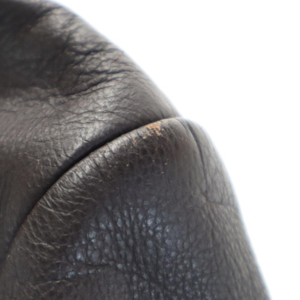 ANN TAYLOR 90s 00s Old leather jacket XS Dark brown Women Used