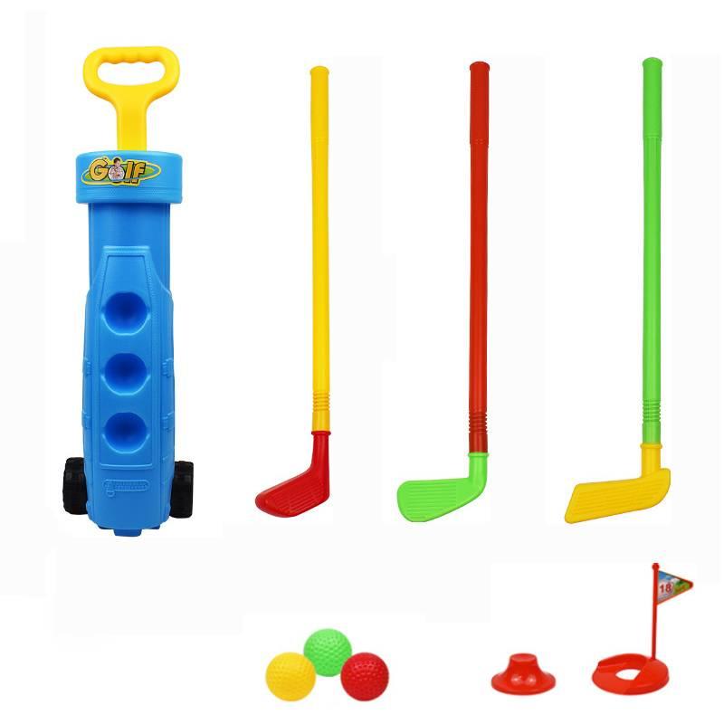 Rui Cheng Indoor Plastik Kinder Golf Spielzeug Set Sport Übung Ball Schläger Kombination
