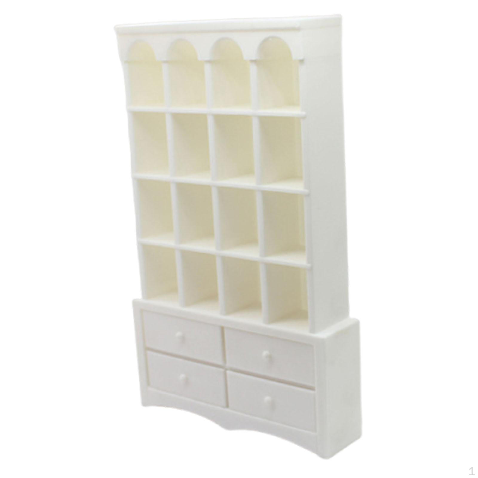 

Bookcase, Mini Storage Cabinet, Decoration, Photo Props, Multifunctional DIY Craft Furniture for белый