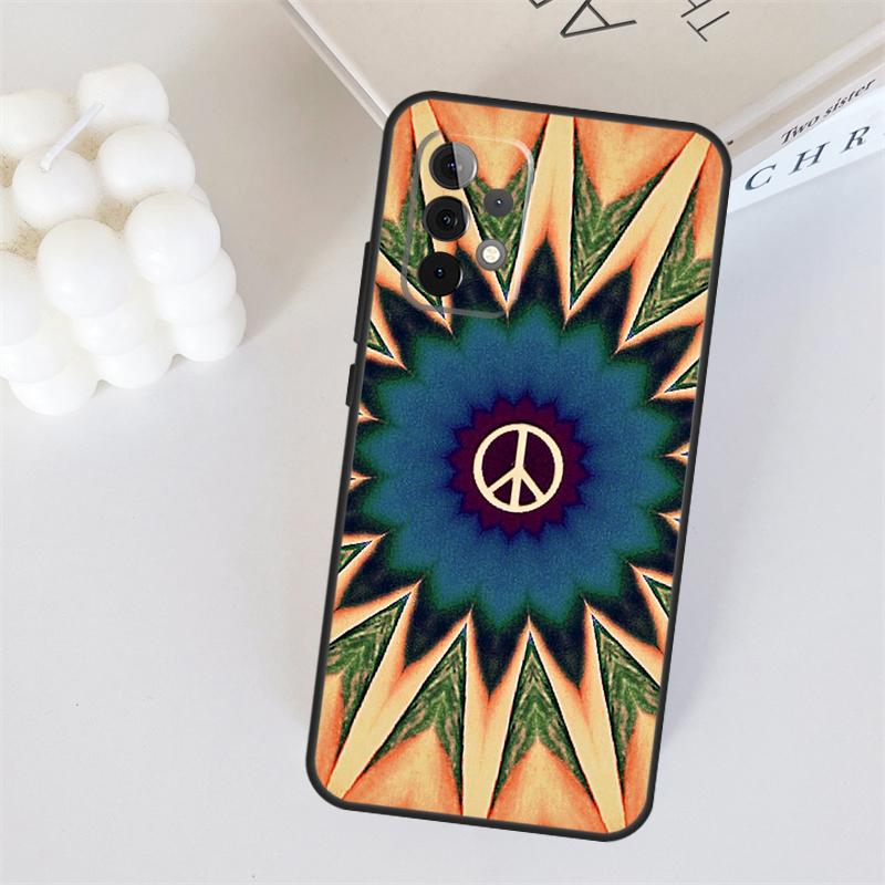 Psychedelic Art Peace For Samsung Galaxy A55 A35 A15 A36 A56 A26 A16 A22 A32 A52 A54 A34 A53 A33 A13 A06 A05 Case