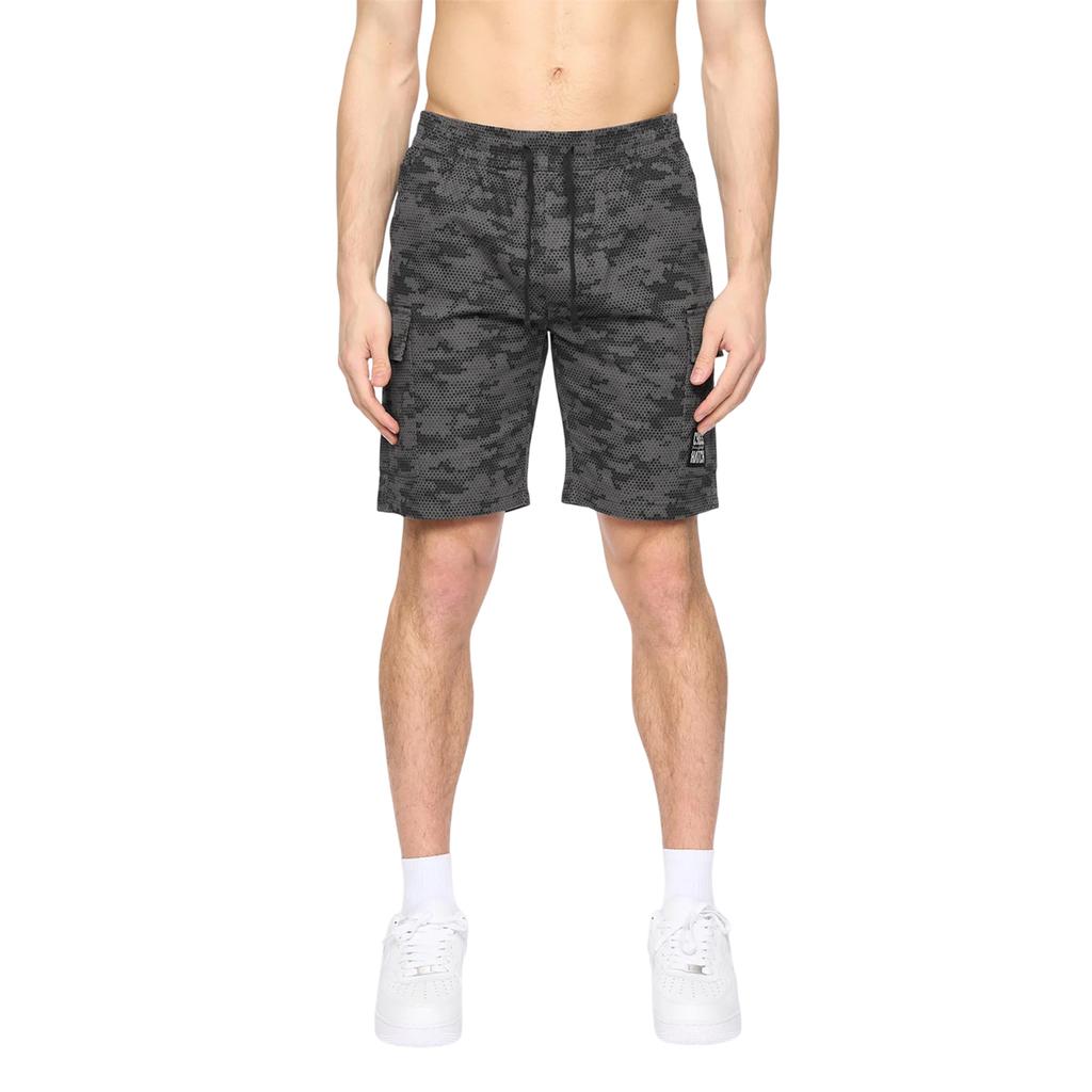 Crosshatch Mens Janscore Elasticated Waist Cargo Shorts