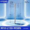 Hexagonal Anti-Rotation Mini Clamp Extension Rod with Leak-Proof Reinforced Seal for Various Clamps