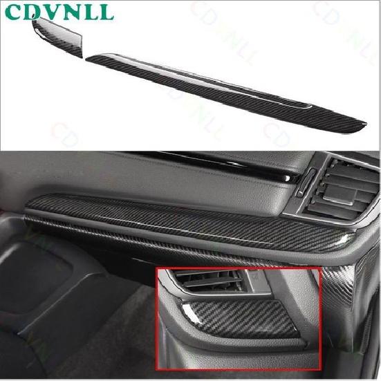 Central Console Dashboard Panel Strip For Honda CR-V 2017- ABS Carbon Fiber