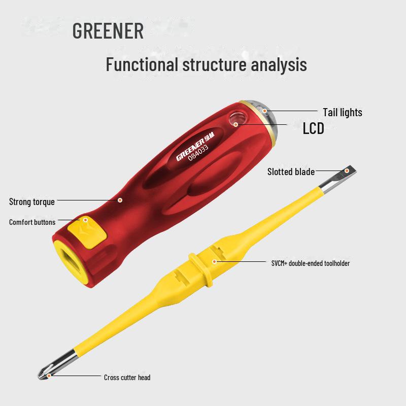 Green Forest Dual-Function Electrician Induction Test Pen