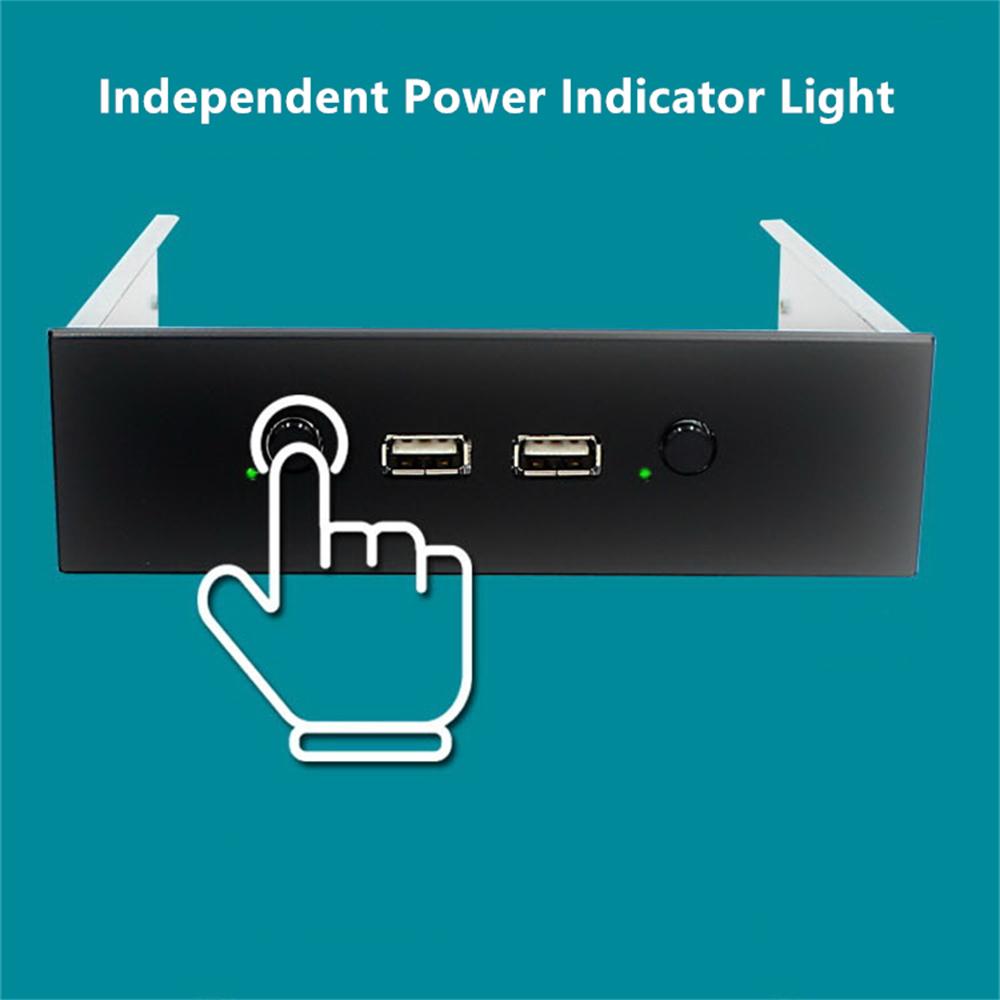 HDD Power Control Switch w/ USB2.0 9P to 9P Data Cable ATX 4PIN + SATA 15P Input