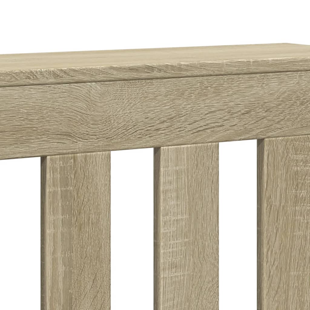 Radiator Cover Sonoma Oak 175 x 20 x 82 cm Particleboard