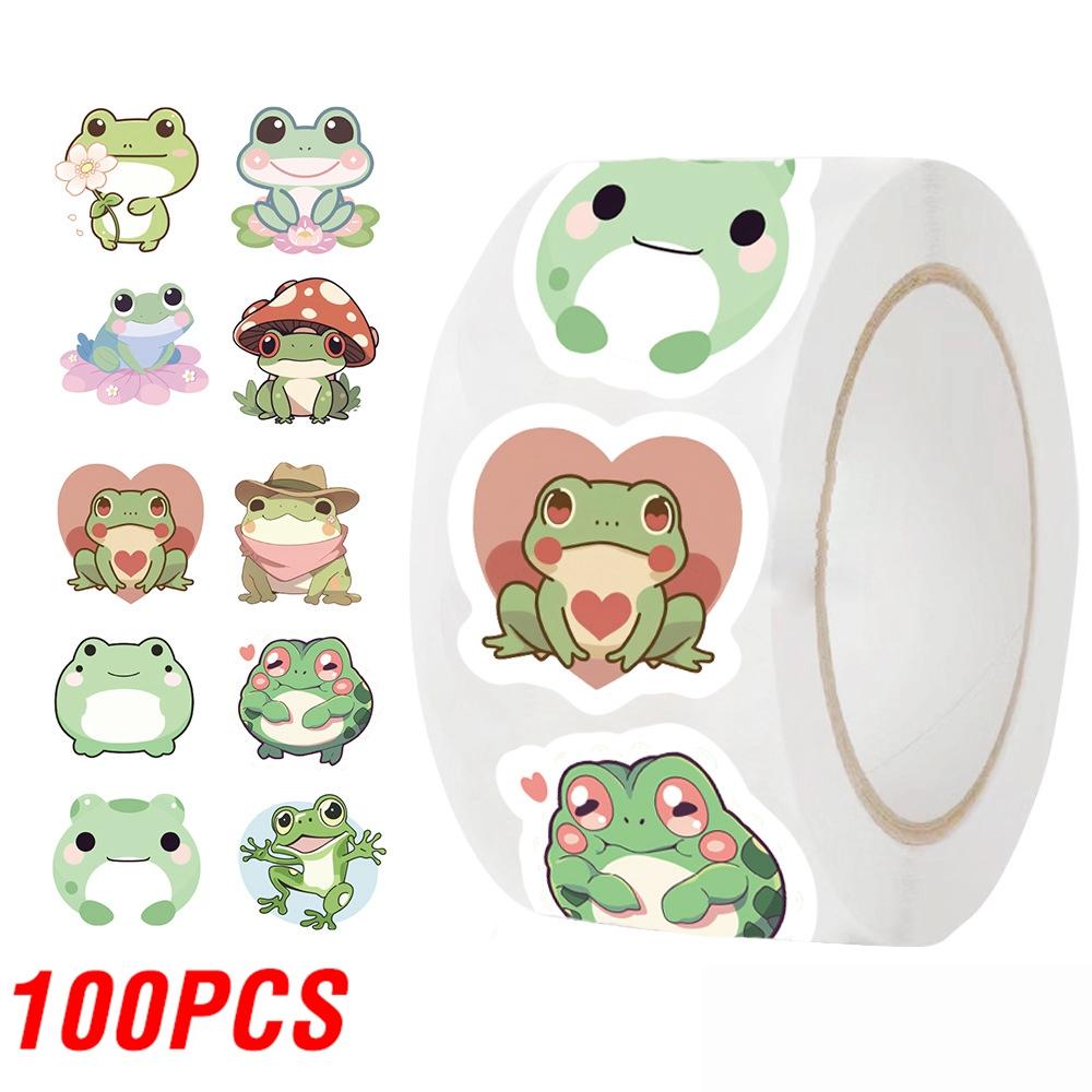 100-500Pcs High-Quality Frog High-Quality Animals High-Quality Reward High-Quality Stickers High-Quality School High-Quality Students High-Quality