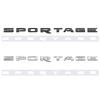 TYPT1 ABS Car Rear Trunk Body Letters Emblem Badge Sticker Decal for KIA Sportage Logo Optima Soul Sorento Niro Forte K3 Accessories