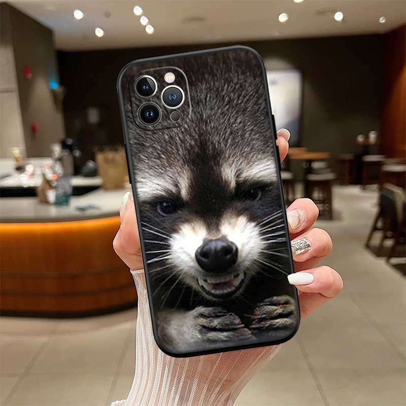 UP4 Animal Raccoon Fox New High-End Shell Phone Case for Xiaomi Poco C40 C50 C51 C55 C65 C71 C75 F3 F5 F6 F7 M2 M3 Pro Ultra