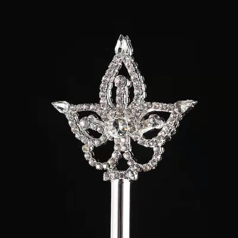 Princess Rhinestone Star Scepter Crown Fairy Wand