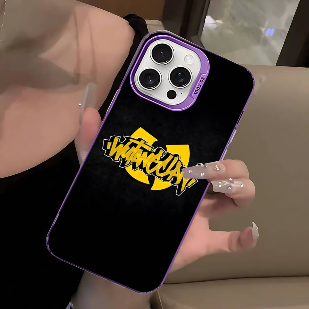 Band W-wu Klassische T-tang Handyhüllen Für IPhone 17 16 15 14 13 12 11 Plus Pro Max Pro Farbe Mattes Cover