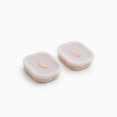 Tackaon 1.2.3 Conjunto de Tigelas de Arroz para Bebês com 2 Tigelas Adicionais Comida de Bebê Louça de Silicone para Bebês Recipiente de Armazenamento Tigela Auto-Direcionamento