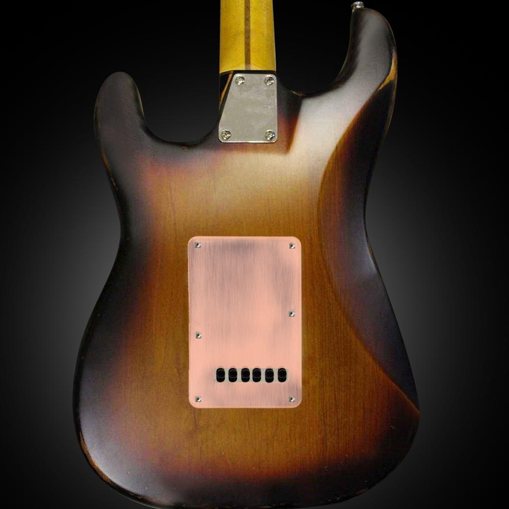 Guitars Copper HH Pickguard & Back Plate Tremolo Cavity Cover for ST Guitar