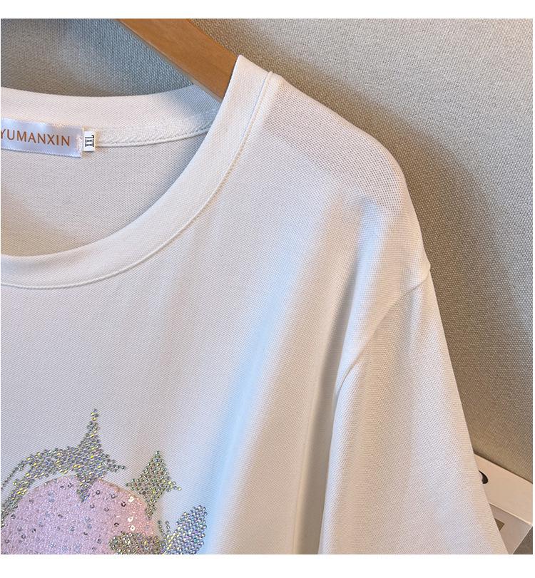 Plus Size Women's Summer Slimming Mid-Length Loose Dress