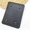 Fund de Geantă Rotund din PU pentru Geantă Tricotată Geantă Croșetată Fund de Geantă Durabil cu Nit Accesoriu Geantă