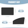 4 PCS Car Side Window Sun Shade Replacement, 3M X 48CM X 62CM Front Side Window Protectors, 80CM X 48CM Vehicle Rear Window Curtain, Universal