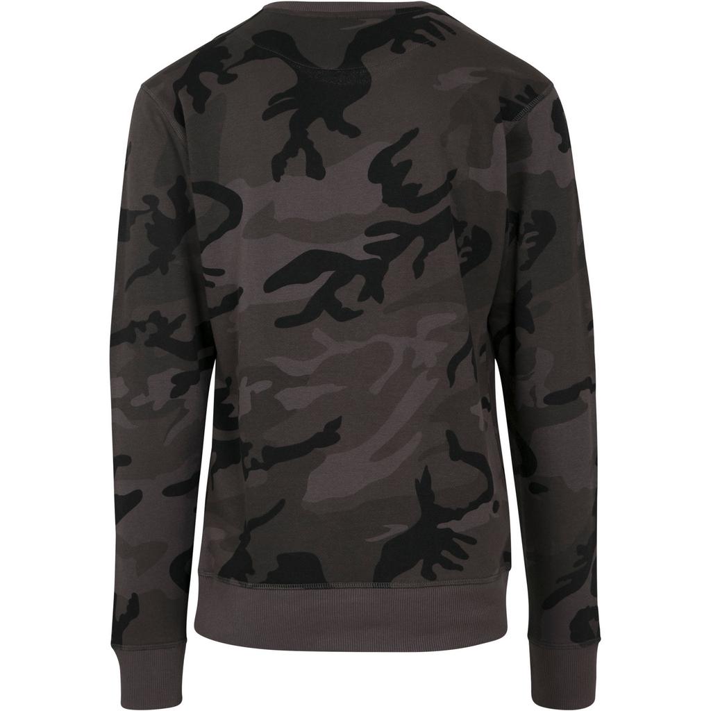 Bygg Ditt Varumärke Herr Kamouflage Rundhalsad Sweatshirt