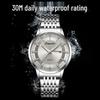 Men's Automatic Skeleton Watch with Steel Strap, Faux Mechanical Design, Calendar, Waterproof Features, Quartz Movement.