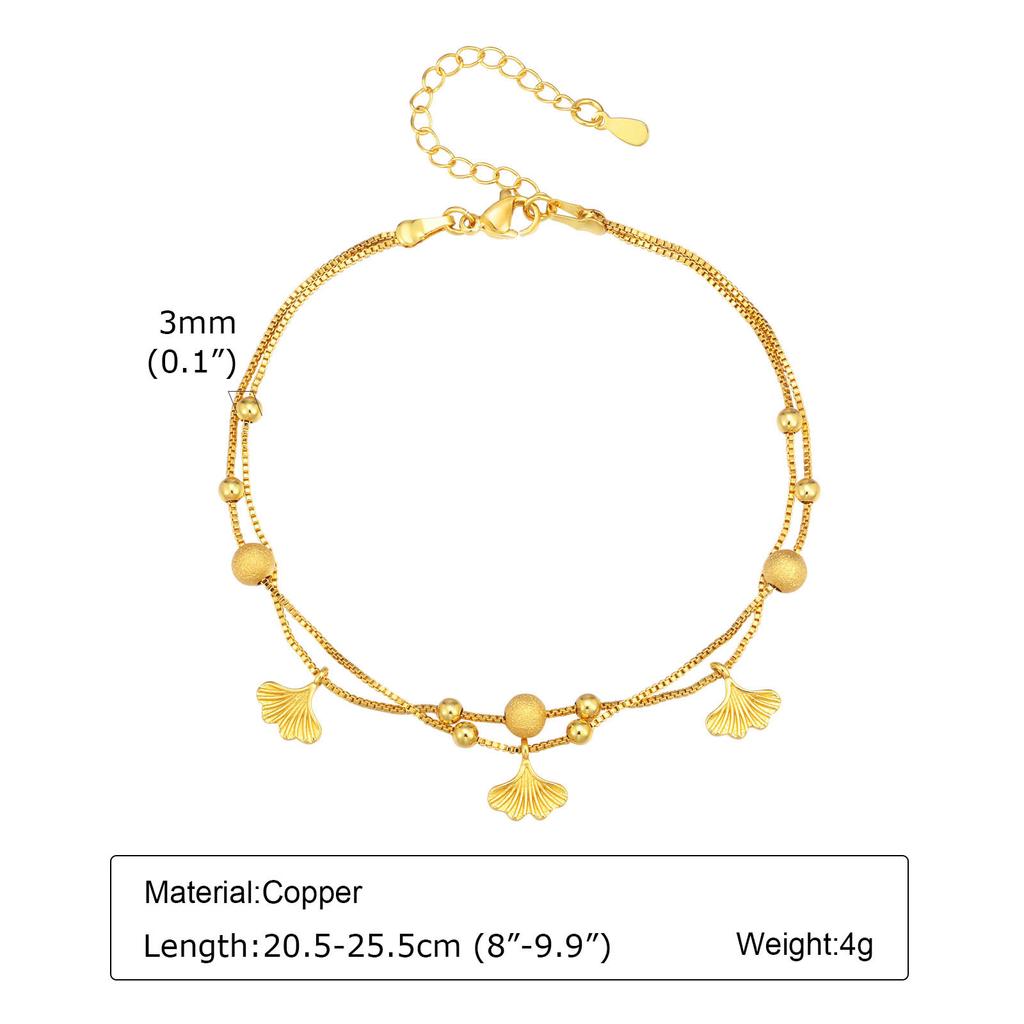 Fußkettchen Armband an Beinen Edelstahl , wasserdicht Verstellbar Strand Perlenkugel Kubanische Gliederkette Sommer Boho Fußschmuck für Frauen