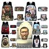 Cartoon Toilet Skibidi Backpack Pencil Case Large Capacity Schoolbag Travel Bag