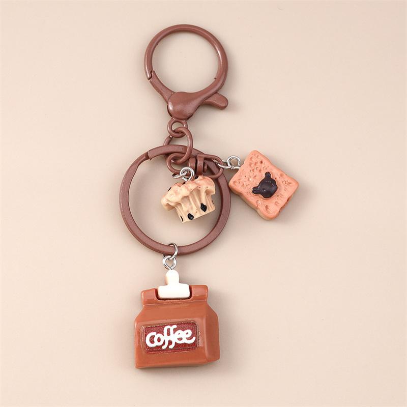 Sale Coffee Series for Women Girl Simulated Food Pendant Accessories DIY Jewelry Decoration Gift Bag Charm