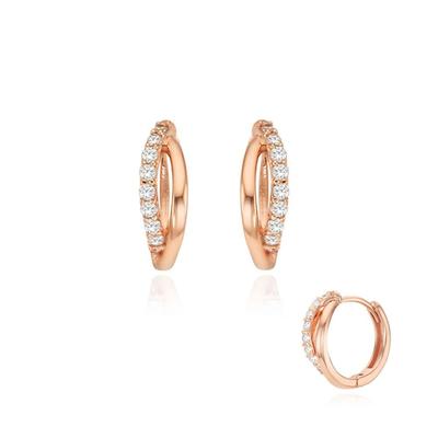 Silver One-Touch Earrings Sc1740