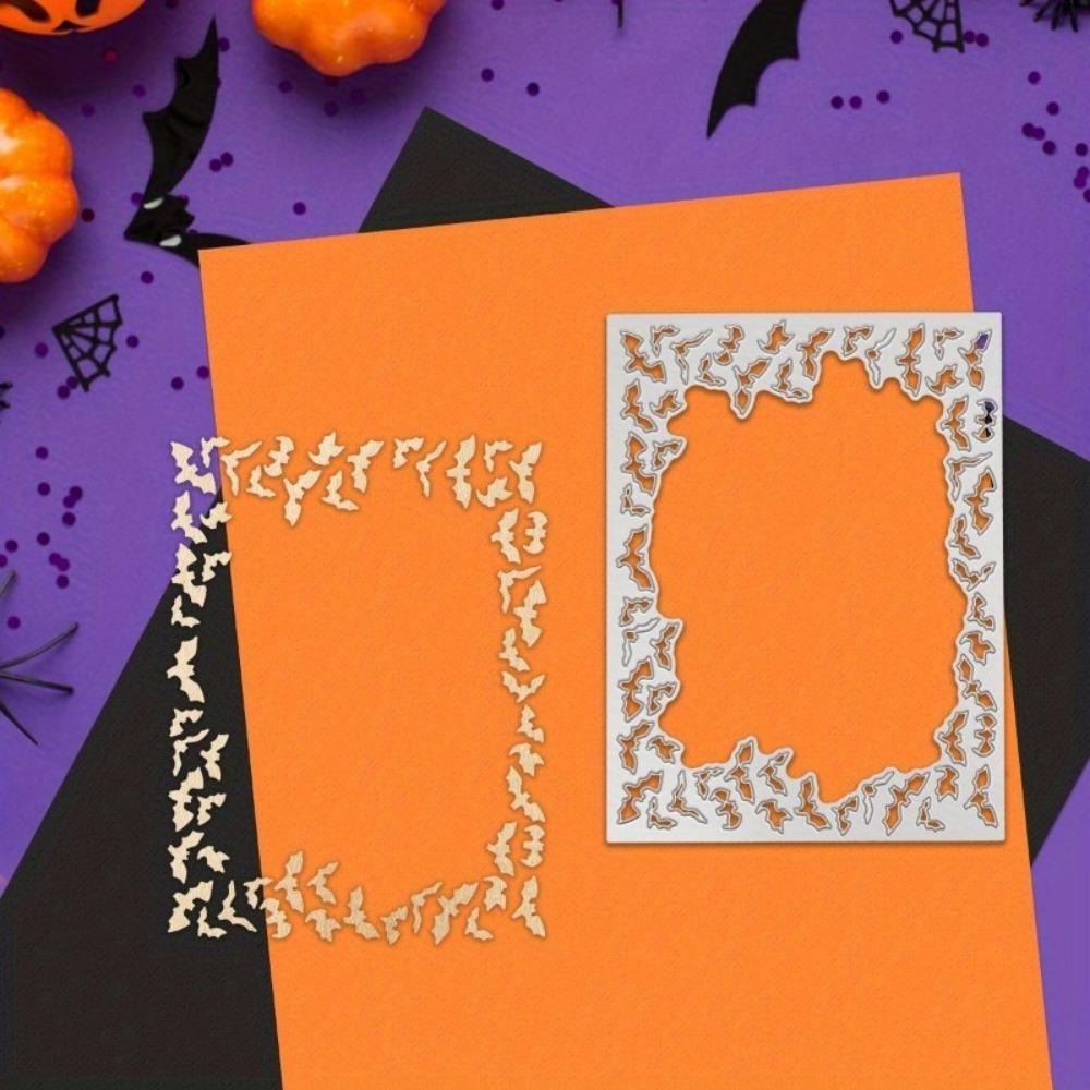 Metal Cutting Dies for Scrapbooking DIY Halloween Decoration with Cartoon Bat Shape