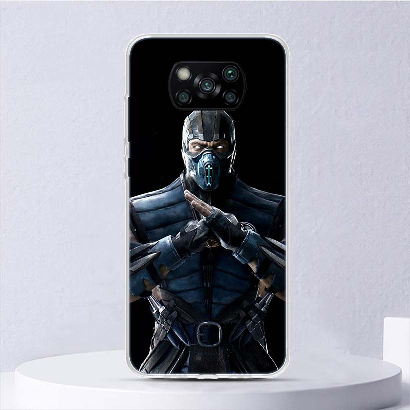 Mortal Kombat Soft Case For Xiaomi Poco X7 X6 X5 X4 X3 Nfc F6 F5 Pro Phone Cover F4 Gt F3 F2 F1 M5S M4 M3 M5 Funda Coque X3 NFC