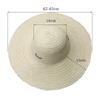 Lusi Woven Wide Brim Straw Sun Hat