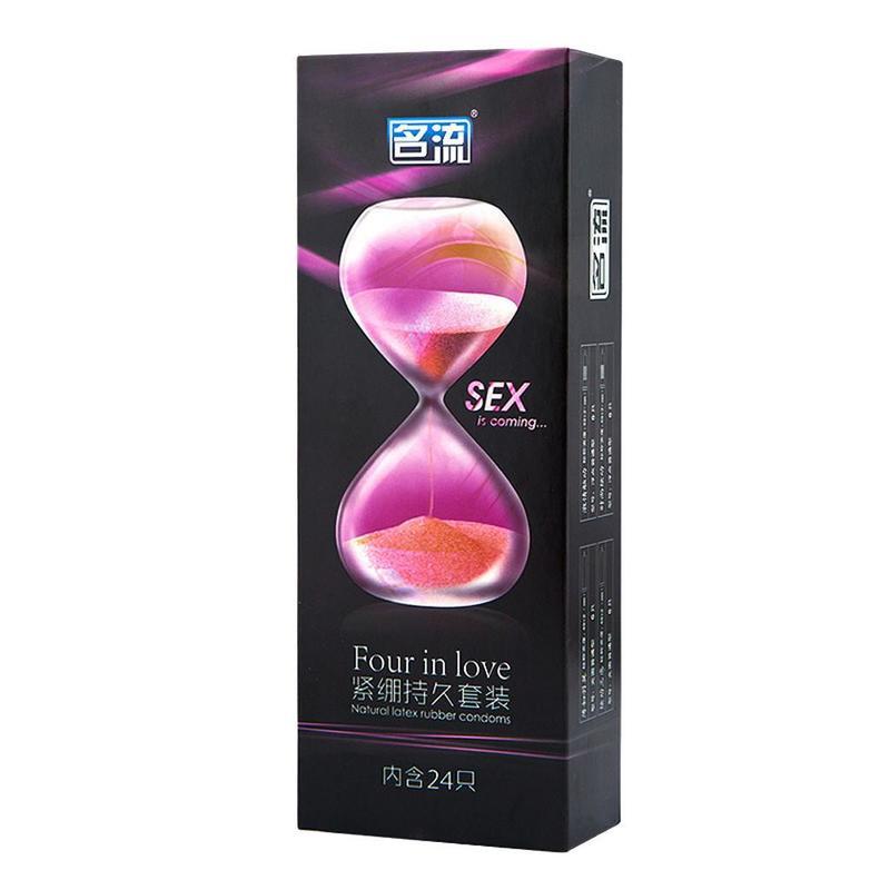 Comprar New 24 Pcs Natural Latex Condoms Ultra Thin Penis Sleeve Condom ...