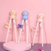 1 Pair Cartoon Chopsticks Children Eating Training Chopsticks Learn Chopsticks Correct Usage Baby Practice Chopstick Tableware