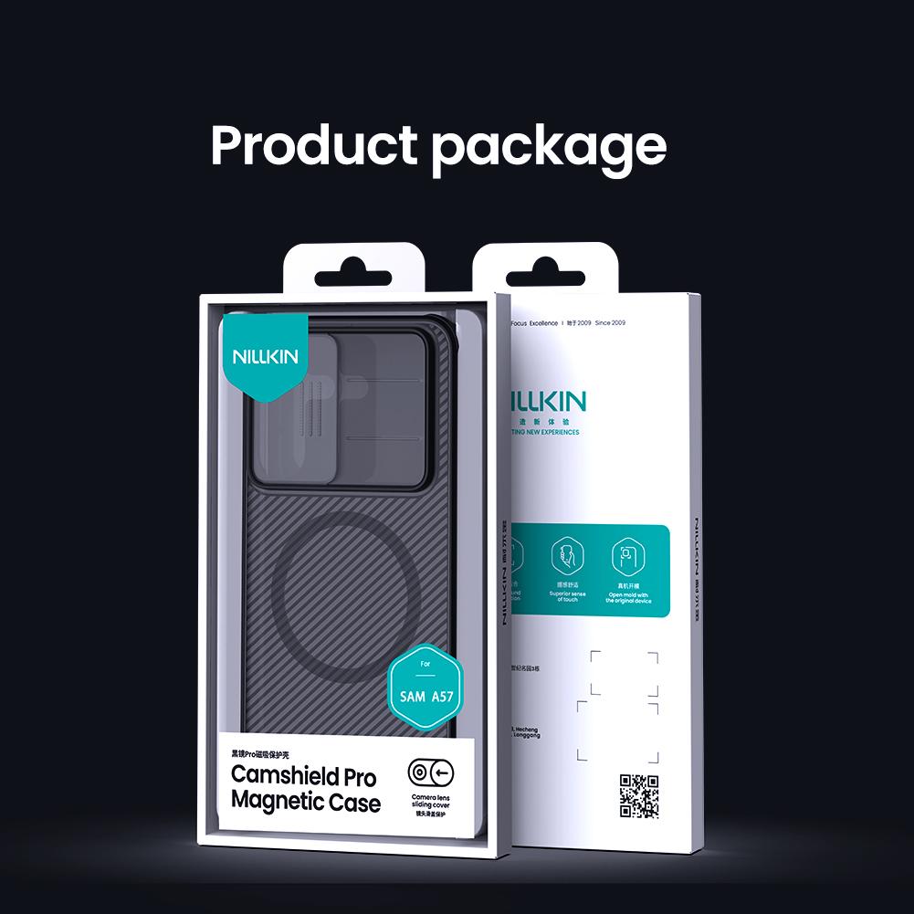 NILLKIN Custodia per Telefono Samsung Galaxy A57 Custodia Magnetica CamShield Pro Copertura Scorrevole Protezione Fotocamera