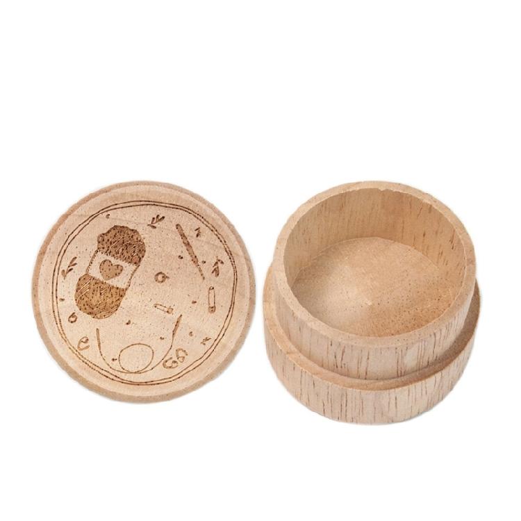 Wood Locking Stitches Marker Charm Knitting Guage Ruler for Hand Knitting Craft