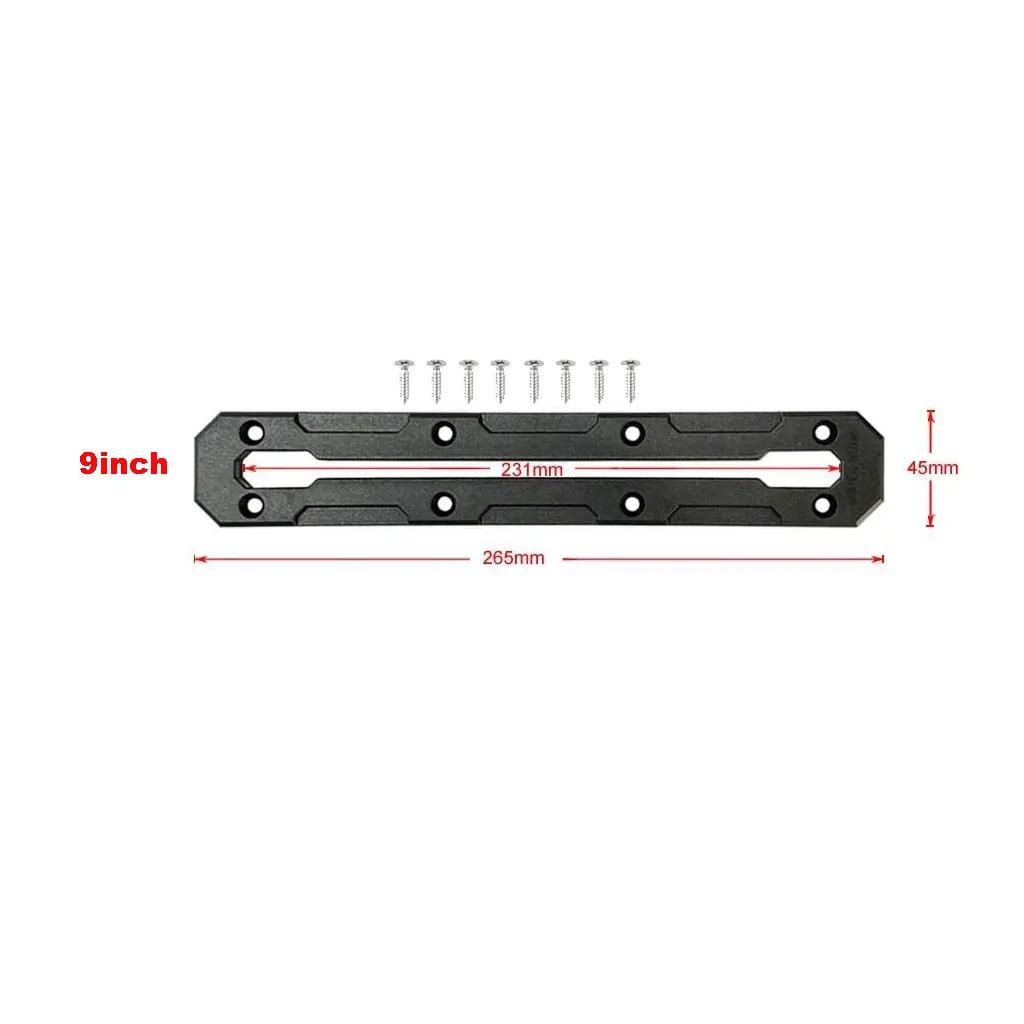 Kayak Track Base Low Profile Kayak Gear Rail Mount Track with Smooth Surfaces for Canoe Kayak Power Boat Tractor